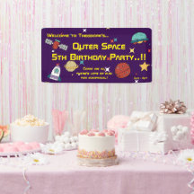 Fiesta de cumpleaños del espacio ultraterrestre