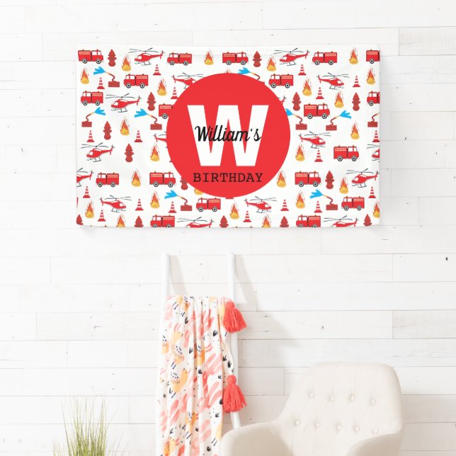 Lona Fiesta de cumpleaños del motor de camiones de tran (In situ)