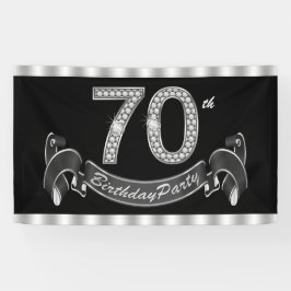 Lona Fiesta de cumpleaños número 70