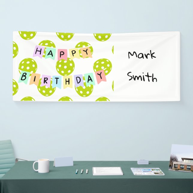 Lona Fiesta de cumpleaños para las pelotas (Feria)