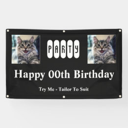 Lona Fiesta de cumpleaños para los gemelos