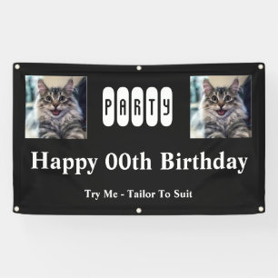 Lona Fiesta de cumpleaños para los gemelos