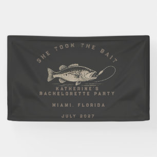 Lona Fiesta de Despedida de Soltera con Tema de Pesca P