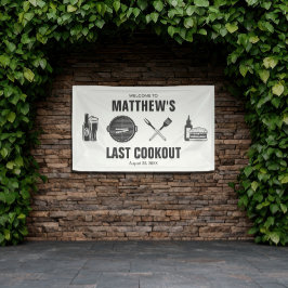 Lona Fiesta de despedida de soltero Parrillada Barbacoa