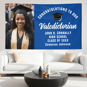 Lona Fiesta de Graduación con Foto Personalizada de Val