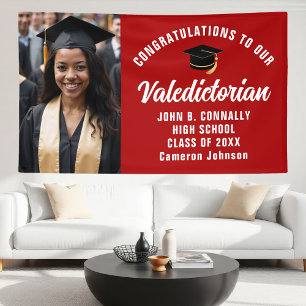 Lona Fiesta de Graduación con Foto Personalizada de Val