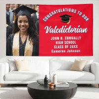 Fiesta de Graduación del Valedictorian Rojo Blanco