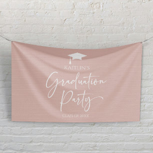 Lona Fiesta de Graduación Minimalista Moderna y Elegant