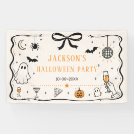 Lona fiesta de Halloween