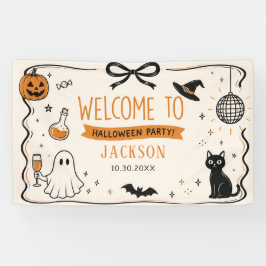 Lona Fiesta de Halloween de fantasmas