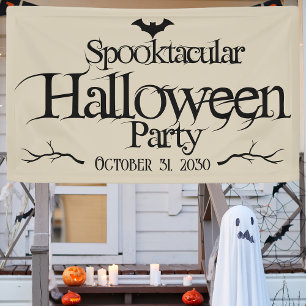 Lona Fiesta de Halloween para Adultos Espeluznante y Re