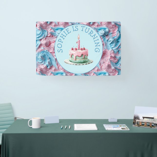 Lona Fiesta de hielo ButterCrema Cumpleaños (Feria)