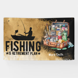 Lona Fiesta de Jubilación de Amante de Pesca