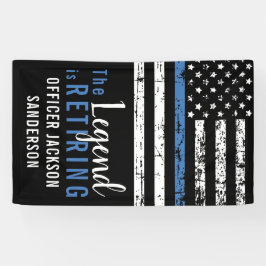 Lona Fiesta de Jubilación de la Policía Agente de la Le