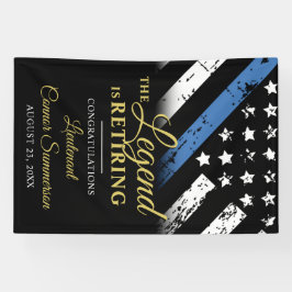 Lona Fiesta de Jubilación de Oficial de Policía Encarga