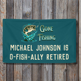 Lona Fiesta de Jubilación de Pesca - Pescado desapareci