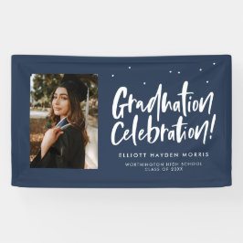 Lona Fiesta de la marina de celebración de graduación