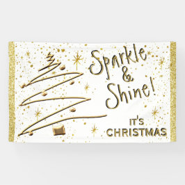 Lona Fiesta de navidades, Esparkle, Banner colgado