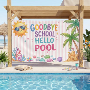 Lona Fiesta de Piscina Hello Rayas