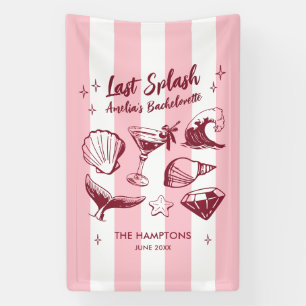 Lona Fiesta de Soltera en la Playa Último Chapuzón Sire