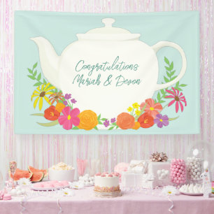 Lona Fiesta de té Baby Shower