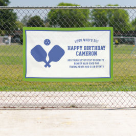 Lona Fiesta del Club de Pickleball Paddles Personalizad