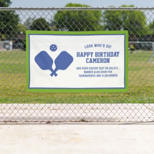 Lona Fiesta del Club de Pickleball Paddles Personalizad