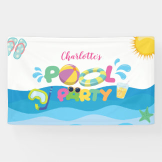 Lona Fiesta en la piscina