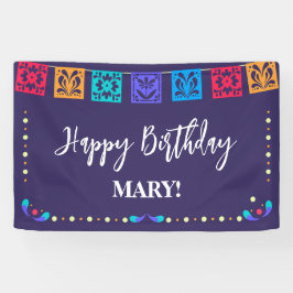 Lona Fiesta Flags on Blue