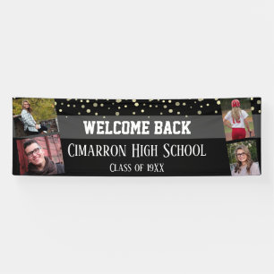 Lona Fiesta Gray Confetti de Reunión de Secundaria