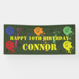 Lona Fiesta Green Paintball