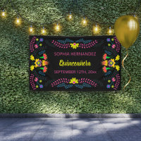 Fiesta mexicana Fiesta Black Quinceanera Cumpleaño