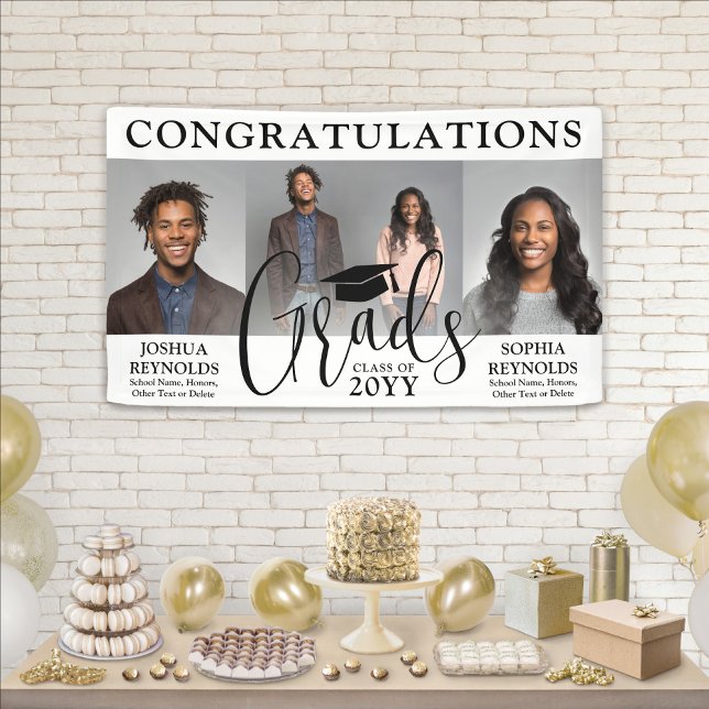 Lona Fiesta mixto de doble graduación 3 Collages de fot (Subido por el creador)