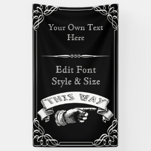 Lona Fiesta personalizado, reunión, bandera de la