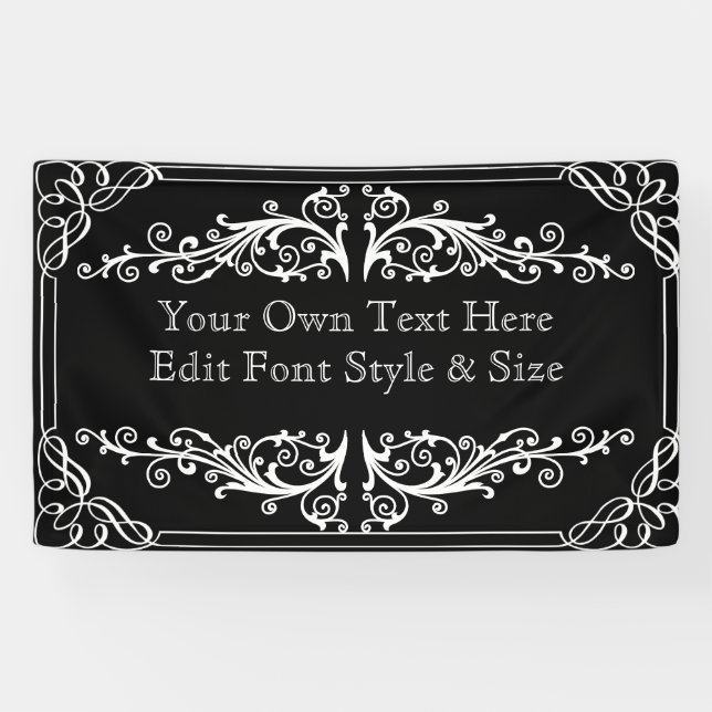 Lona Fiesta personalizado, reunión, banner de celebraci (Horizontal)