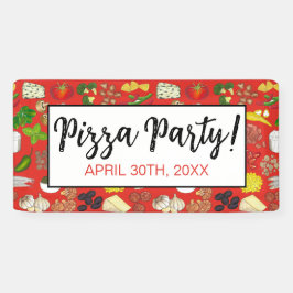 Lona Fiesta Pizza Toppings Pie de comida italiana Pizze