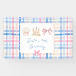 Lona Fiesta Preppy Watercolor Beach