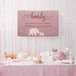 Lona Fiesta Rústico de Woodland Rosa Baby Shower