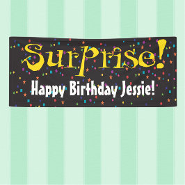 Lona Fiesta sorpresa con confetti