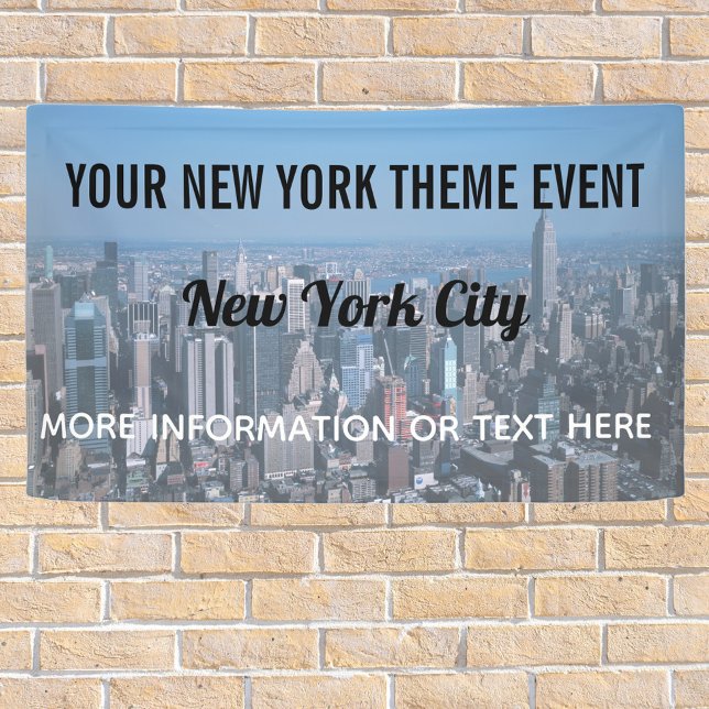 Lona Fiesta temática de la ciudad de Nueva York con un  (Subido por el creador)