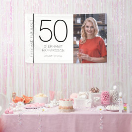 Lona Fifty and Fabulous 50th Birthday Photo Poster