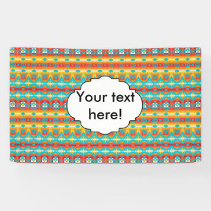 Lona Filas de formas tribales