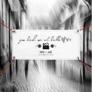 Lona Film Noir - Banner Vinyl de gran bienvenida