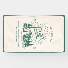 Lona Fin de semana de camping de chicas soltera Retro C