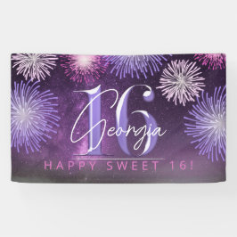 Lona Fireworks Sweet 16 Purple ID984