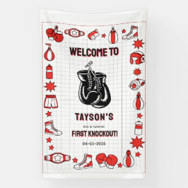 Lona First Knockout Boxing 1st Birthday – Fun Kids