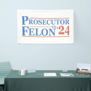Lona Fiscal Vs Felon American Election 2024 Camiseta