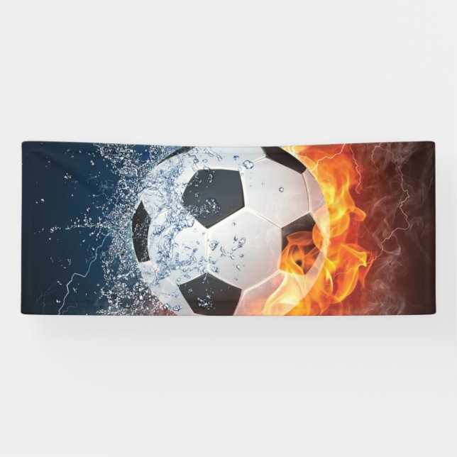 Lona Flamante Cojín decorativo de fútbol/baloncesto de  (Horizontal)