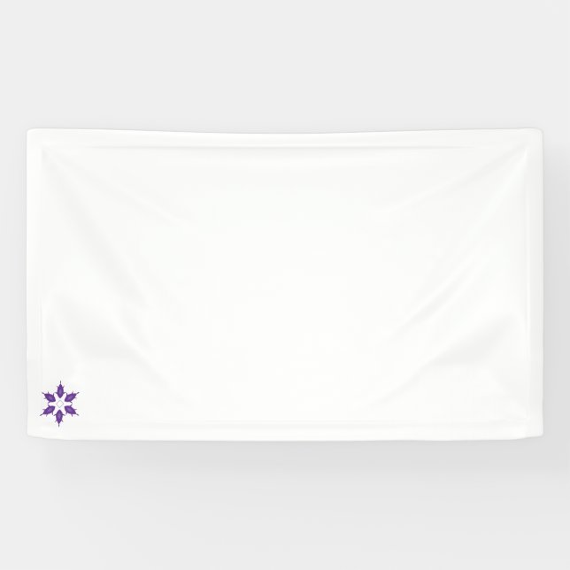 Lona Flor de ilustracion fascinante Vinyl Banner (Horizontal)