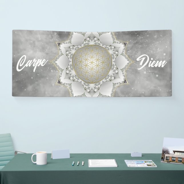 Lona Flor De Vida - Flores Mandala 1 (Feria)